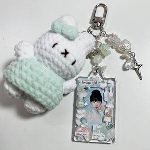 Crochet Miffy Keychain
