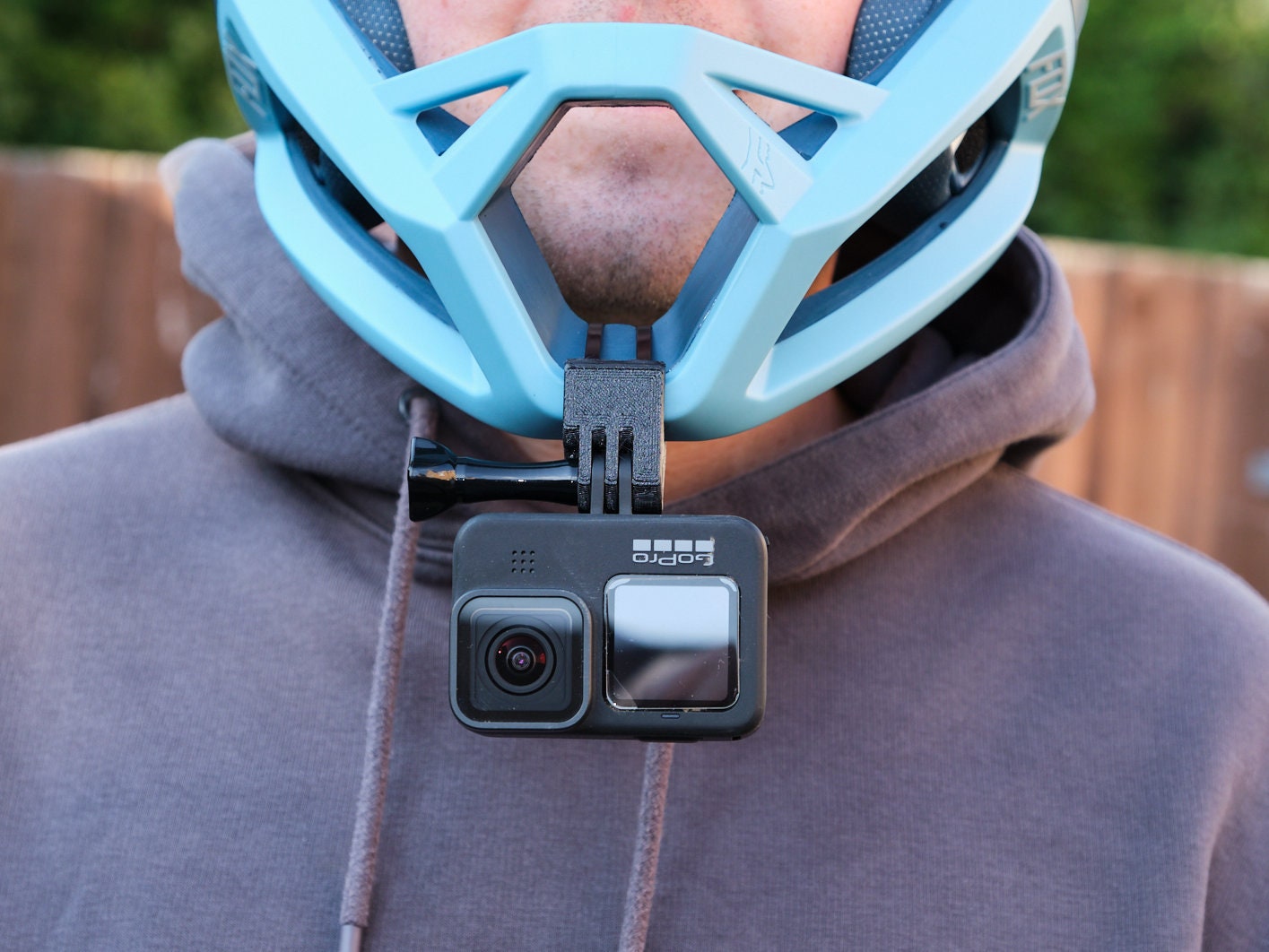 fox proframe removable chin