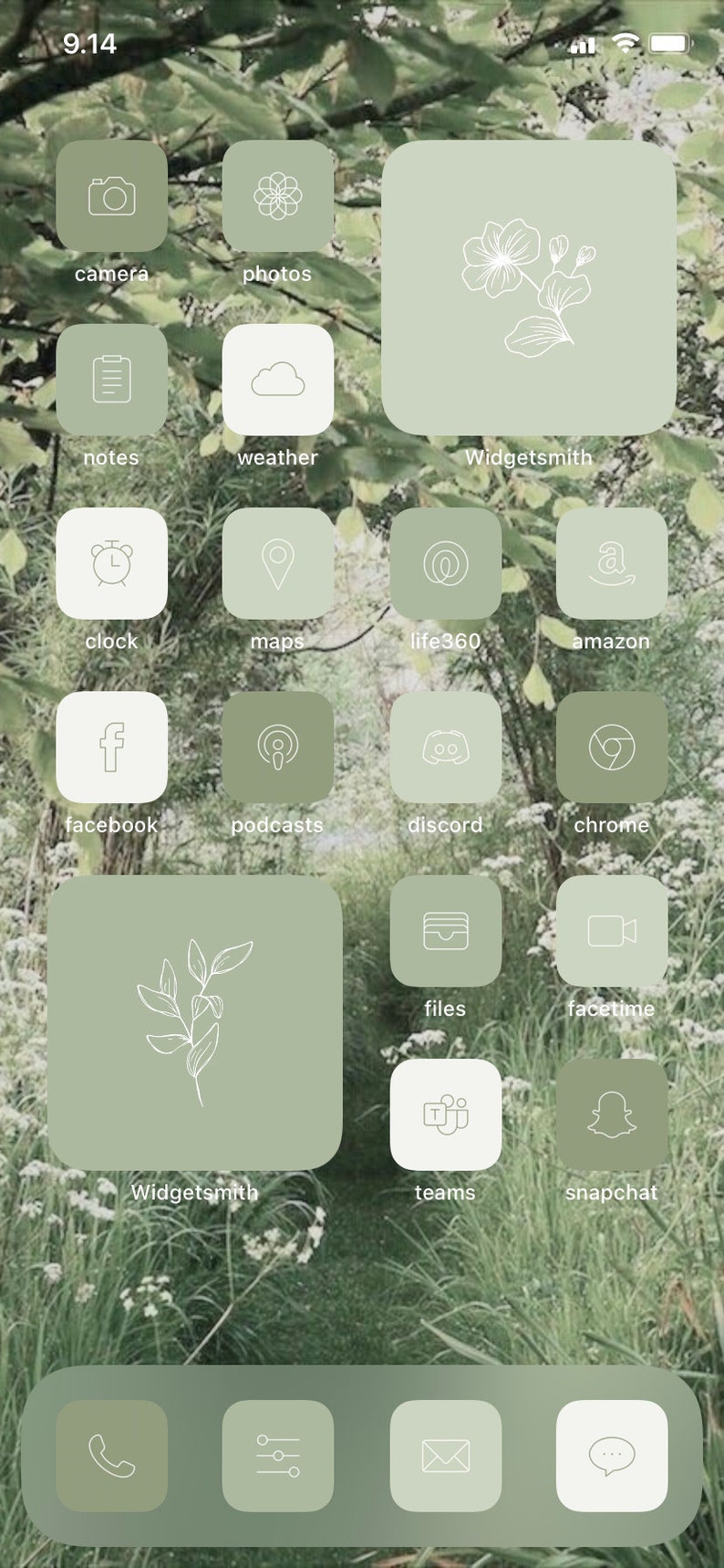 Sage Green App Icons Ios 14 App Icons Iphone Icons Neutral Etsy
