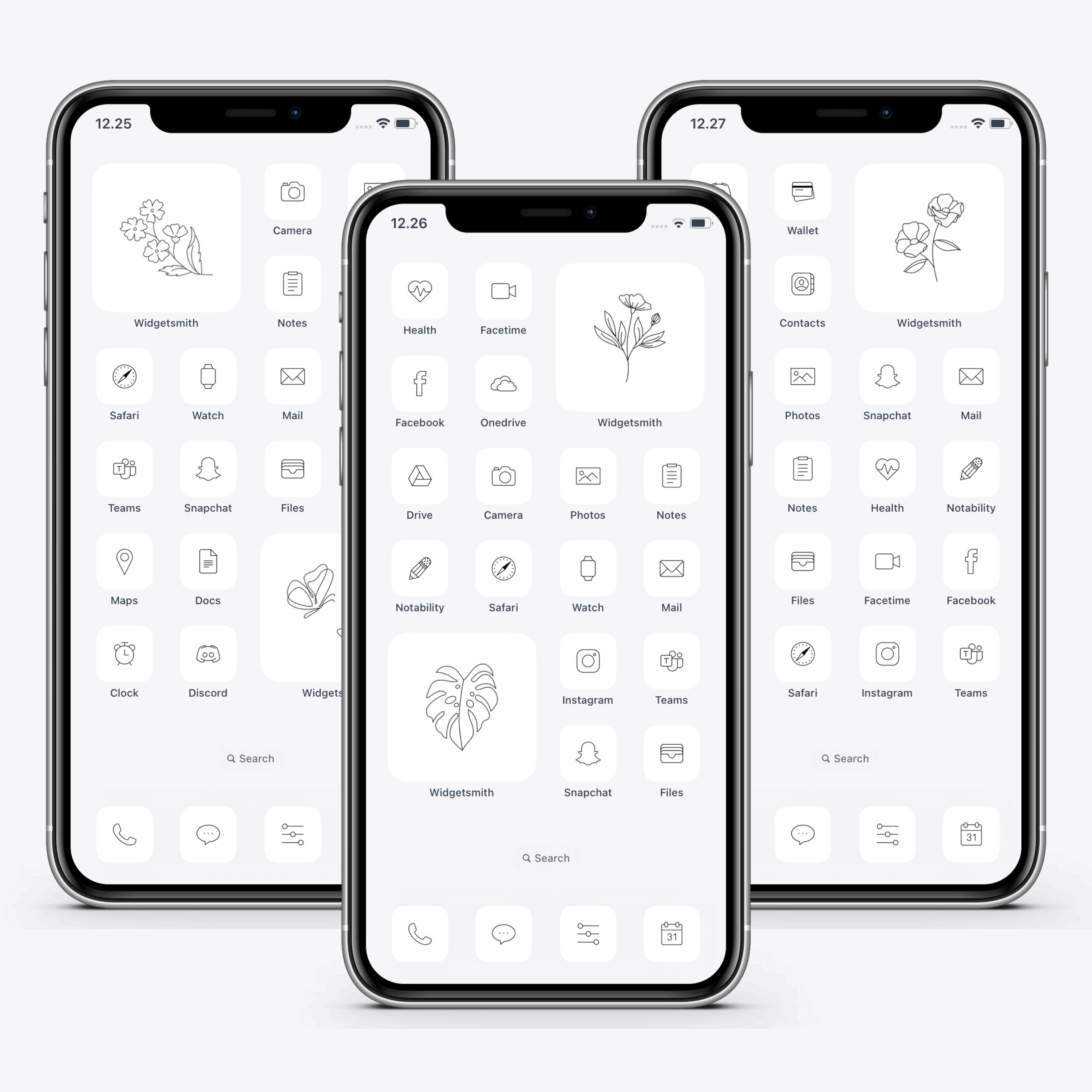 App Icons White Minimal App Icon Pack for iPhone App Icon Bundle for Ios 14  App Icons Aesthetic App Icon Covers for Ios Cute Theme Pack - Etsy
