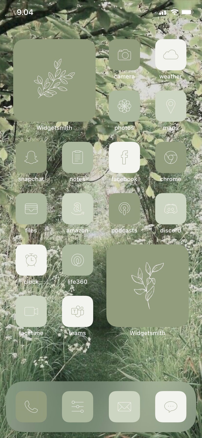 Sage Green App Icons Ios 14 App Icons Iphone Icons Neutral Etsy
