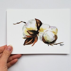 Cotton Watercolor Print (3 Styles)