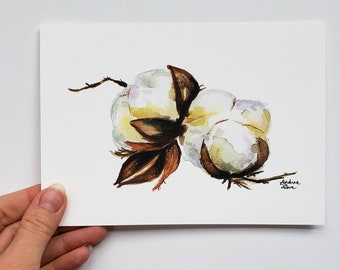 Cotton Watercolor Print (3 Styles)