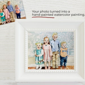 Hand-Painted Custom Watercolor Portrait from Your Photo image 6