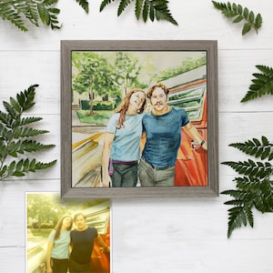 Hand-Painted Custom Watercolor Portrait from Your Photo image 8