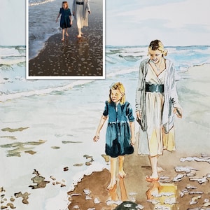 Hand-Painted Custom Watercolor Portrait from Your Photo image 9