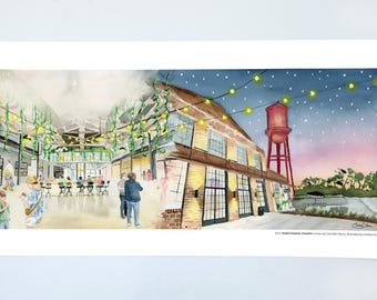 The Factory at Franklin Giclee Print from "Sweet Dreams, Franklin" Book