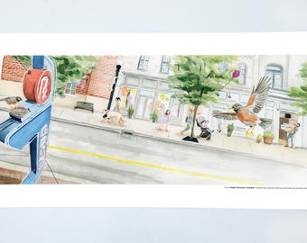 Warmth and History, Franklin TN Giclee Print from "Sweet Dreams, Franklin" Book