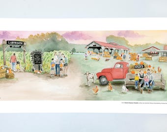 Gentry Farm Giclee Print from "Sweet Dreams, Franklin" Book