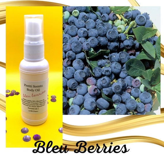 Blue Berries Fragrant Body Oil Made for Children