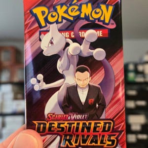 Pokémon TCG x1 Scarlet & Violet Destined Rivals Booster Pack, Factory Sealed Random Artwork!