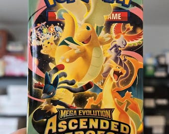 Pokémon TCG x1 Mega Evolution Ascended Heroes Booster Pack, Factory Sealed Random Artwork!