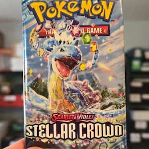 Pokémon TCG x1 Scarlet & Violet Stellar Crown Booster Pack, Factory Sealed Random Artwork!