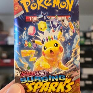 Pokémon TCG x1 Scarlet & Violet Surging Sparks Booster Pack, Factory Sealed Random Artwork!