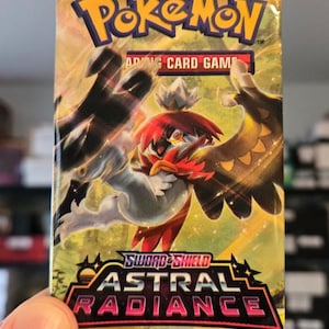 Pack de boosters Éclat astral du JCC Pokémon x1 x1 , illustration aléatoire scellée en usine !