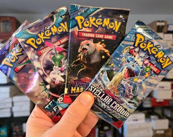 ポケモンカード ランダムカードパック 4パック ポケモンカードゲーム ランダムブースターパック 4個入り (Scarlet