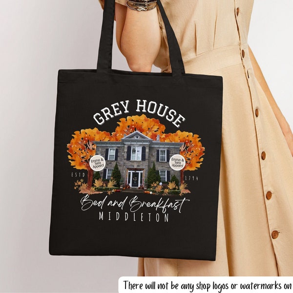 Grey House Tote, The Good Witch, Hallmark Channel, Witchy Woman, Cassie Nightingale, Catherine Bell, Merriwick Witch, Bell Book and Candle
