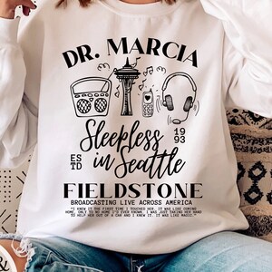 Retro 90s Movie Sleepless in Seattle Crewneck 90's Movie Merch Book Lovers Gift Y2K Aesthetic Gift for Film Person Romcom Gifts for Her