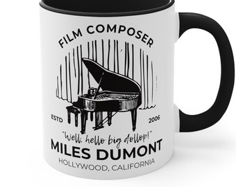 The Holiday Mug, The Holiday Movie Gifts, The Holiday Movie, Holiday Season RomCom, Jack Black, Miles Dumont, The Holiday Coffee Gift