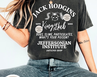 Comfort Colors® Bones TV Show Gifts, Jack Hodgins Shirt, Bones TV Show, Jeffersonian Institute, King of the Lab, TJ Thyme, Tv Show Gifts
