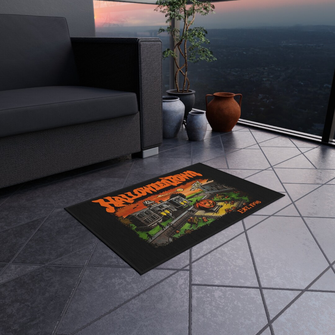 Halloweentown Halloween Decorations, Home Decor Gift, Home Outdoor Rug