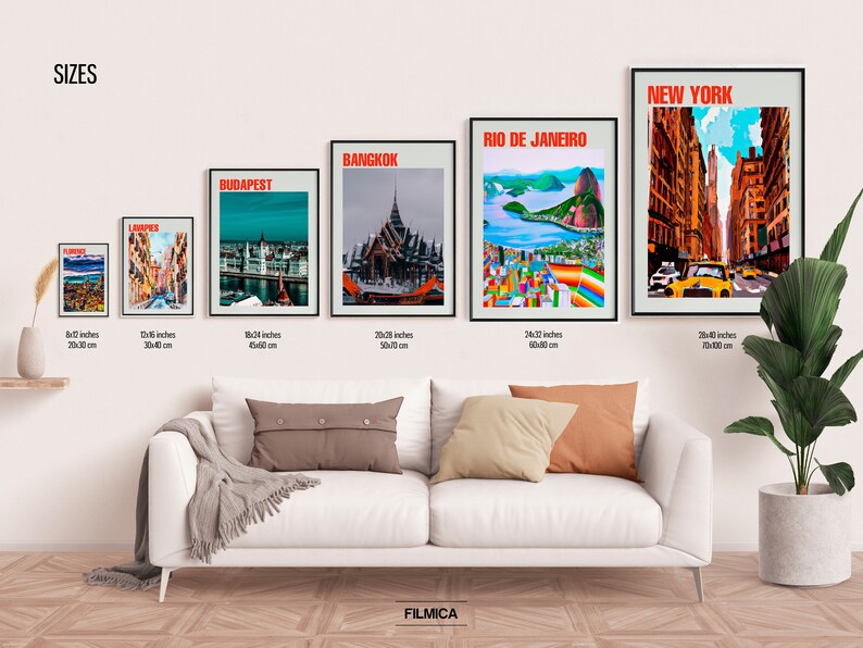 Cape Town Travel Poster, Wall Art Print Cape Town, Home Decoration Gift
