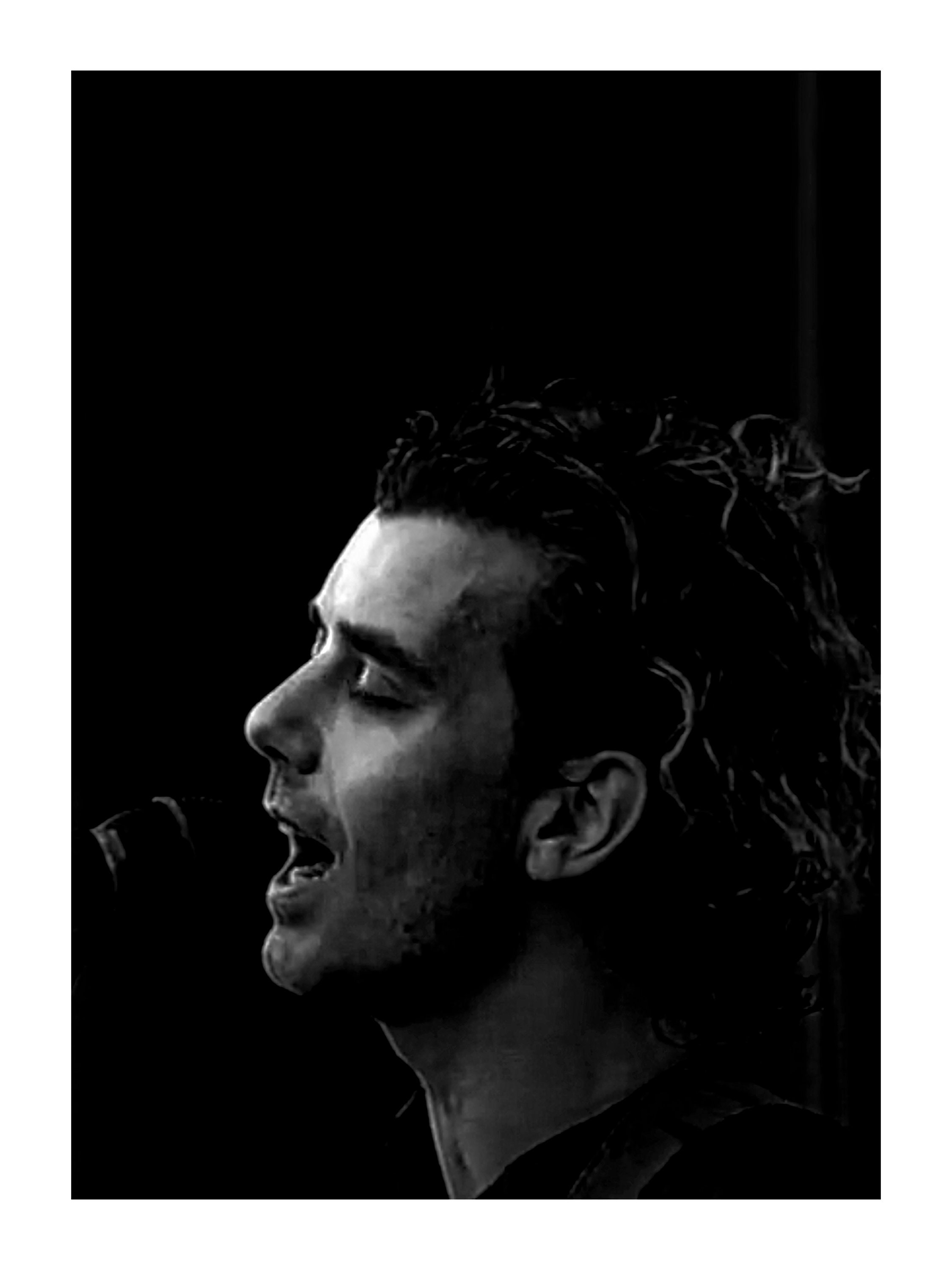 Gavin Rossdale Poster Gavin Rossdale Print Black and White Bush Singer