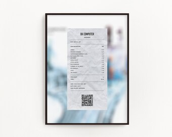 Double Poster Minimalist Home Decor Instant Download Album 1x1-300 dpi OK COMPUTER Wall Art Radiohead