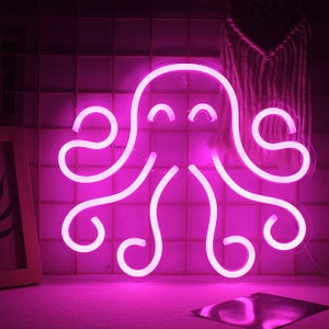 Customised LED Squid Game Logo Lamp English