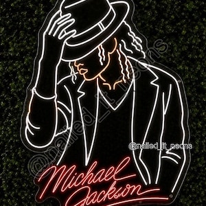 Michael Jackson Neon Sign - Etsy