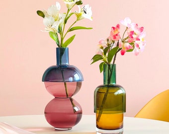 Small Fusion vase - Set of 2 - Reversible Vase -Flower vase - Flip vase and Candle holder in one, Cloudnola