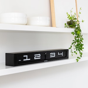 24 Hour clock ,Worlds biggest flip clock, XL retro flip clock, vintage flip clock, Timeline , Retro 70s flip clock, Cloudnola