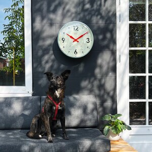 Cloudnola , Outdoor Clock, Waterproof , Thermometer and Hygrometer, Silent Non-Ticking clock, Clock for Patio and Home Décor image 4