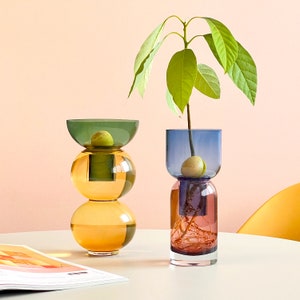 Small Fusion Vase - Set of 2 - Reversible Vase -Flower vase - Flip vase and Candle holder in one, Cloudnola