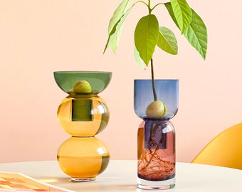 Small Fusion Vase - Set of 2 - Reversible Vase -Flower vase - Flip vase and Candle holder in one, Cloudnola