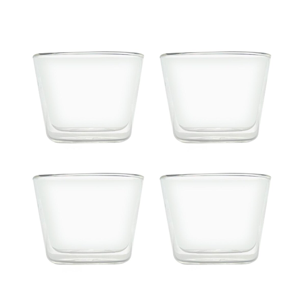 Rocks Clear Giftset - Set of 4 Glasses - Double Wall Glass - Glasses 280ml-9.46oz - Etsy