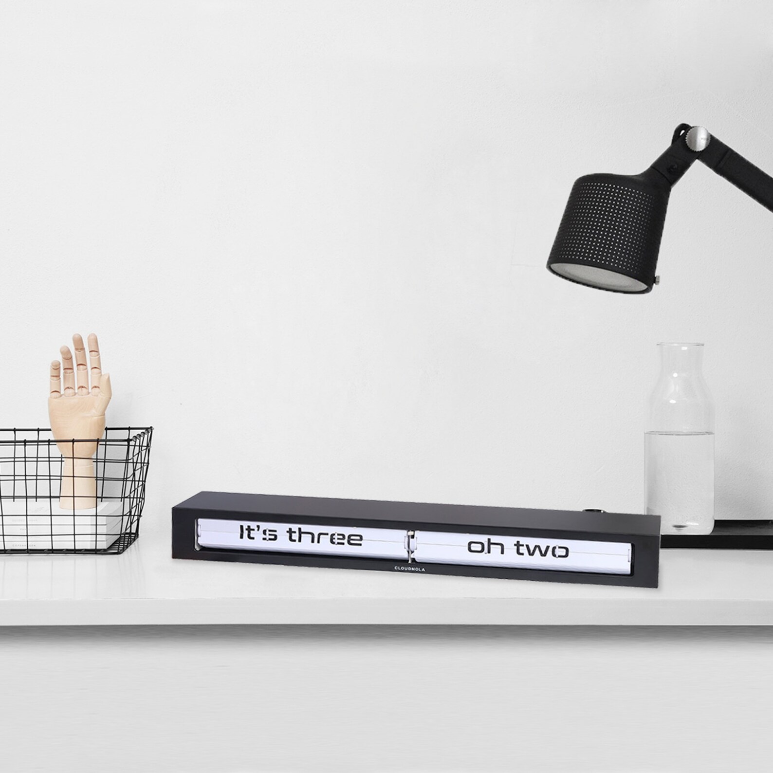 Worlds Biggest Flip Clock Text Clock XL Flip Clock Black Etsy