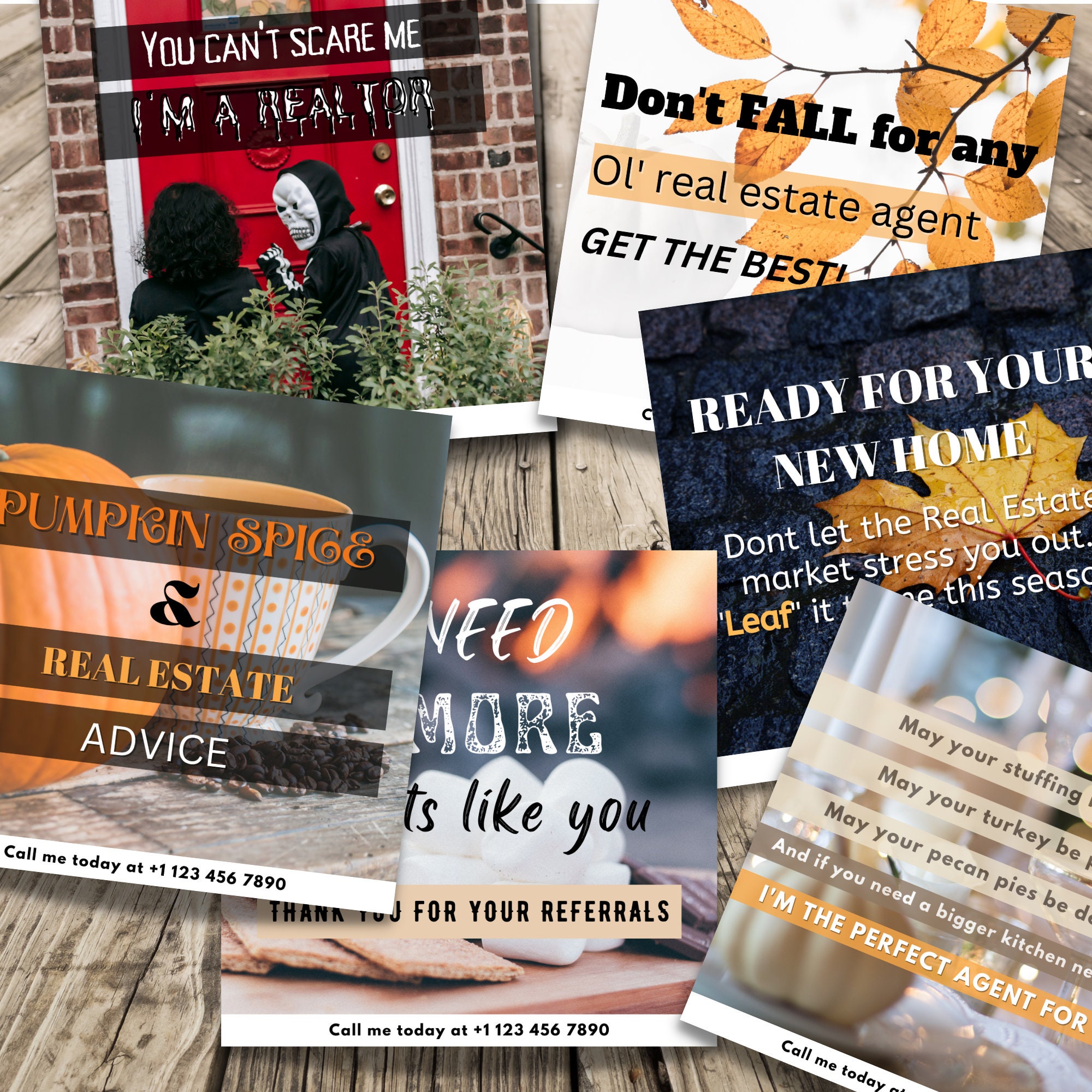 40 Fall Real Estate Social Media Posts, Halloween, Thanksgiving, Real ...