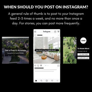 Real Estate Instagram Video Post, Valuation Ad Video, Instagram MP4 Post, Canva Template, Real Estate Marketing, Video Markerting, Facebook image 5