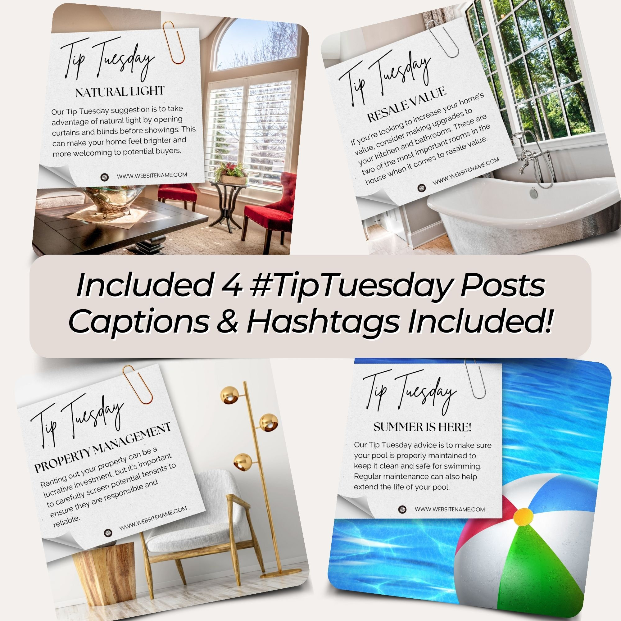 Real Estate June 2023 Social Media Posts, Instagram, Facebook,caption ...