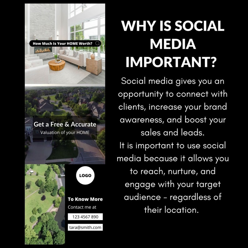 Real Estate Instagram Video Post, Valuation Ad Video, Instagram MP4 Post, Canva Template, Real Estate Marketing, Video Markerting, Facebook image 4