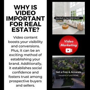 Real Estate Instagram Video Post, Valuation Ad Video, Instagram MP4 Post, Canva Template, Real Estate Marketing, Video Markerting, Facebook image 2
