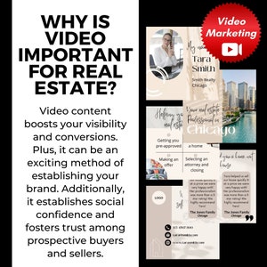 Real Estate Instagram Video Post, Real Estate Intro Ad Video, Instagram MP4 Post, Canva Template, Real Estate Marketing, Video Markerting zdjęcie 2