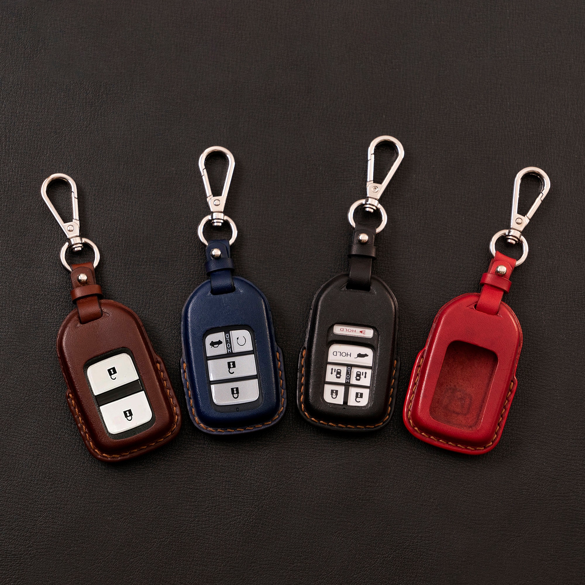 Honda, Accessories, Honda 5 Button Car Key Fob Cover With Keychain
