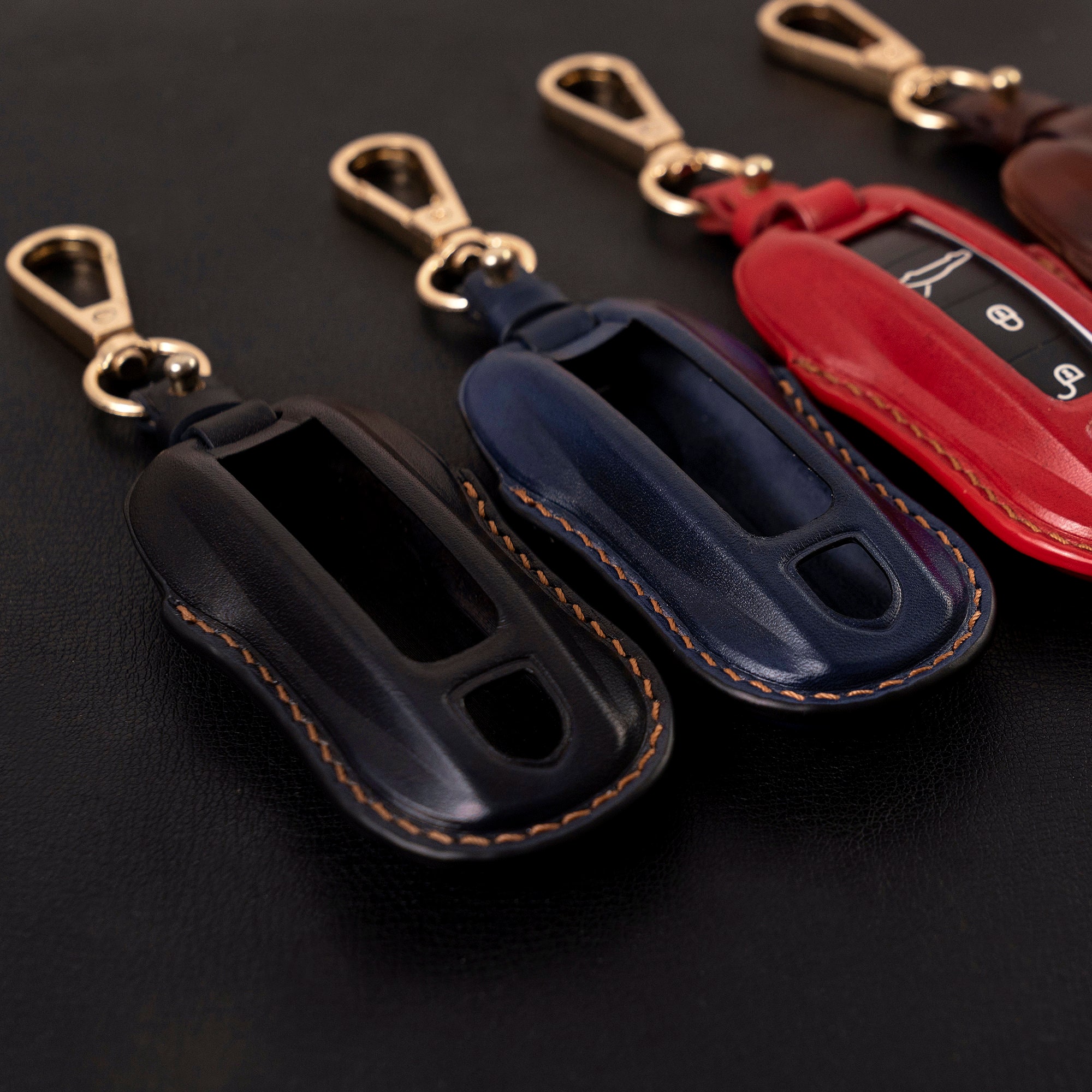 Tooloflife Genuine Leather Car Key Case