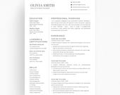 Registered Nurse Resume Template, RN CNA Resume, Nursing CV Canva Word PowerPoint, Modern Nurse Resume Instant Download