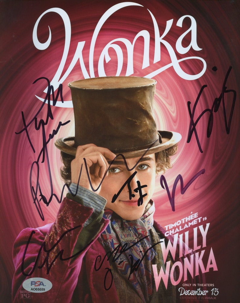 Wonka Cast Signed Autographed 8x10 Photo PSA DNA Authenticated Etsy wonka-cast-signed-autographed-8x10-photo-psa-dna-authenticated-etsy