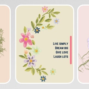 Póster Minimalista / Conjunto de 3 Boho / Espiritual / Impresiones Abstractas / Impresiones Digitales / Día de la Mujer / Ella Poder / Gitana / Flor / Ideas de Regalo