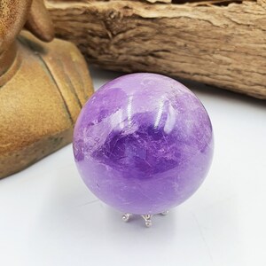 Schöne Amethyst Kugel / Amethyst Kristall Kugel / Amethyst Kristall Kugel / Heilkugel - 43mm