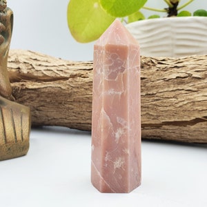 Pink Opal Tower / Pink Opal Point / Pink Opal Crystal / Pink Crystal / Healing Tower - 79g